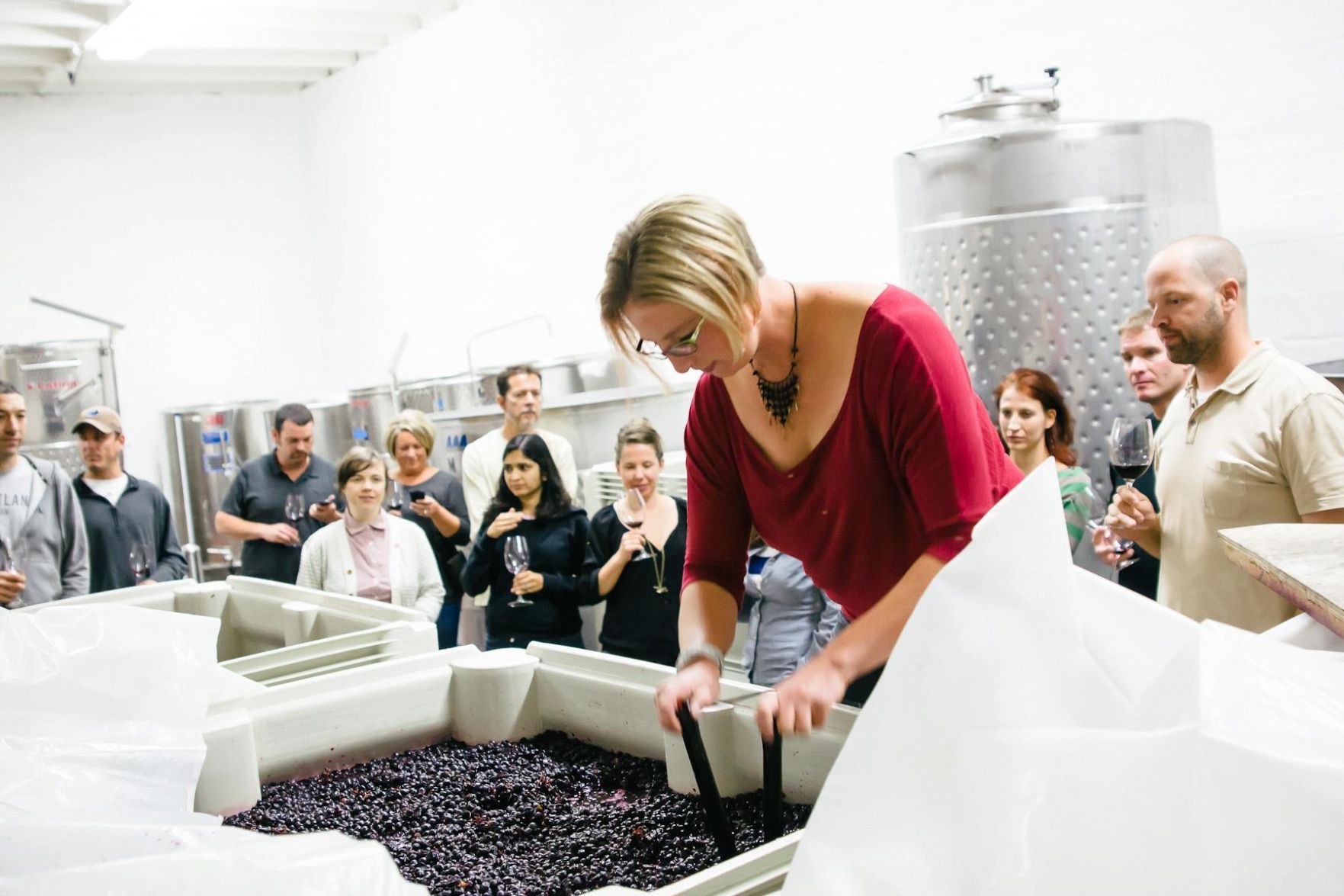 Anne Hubatch wine demo